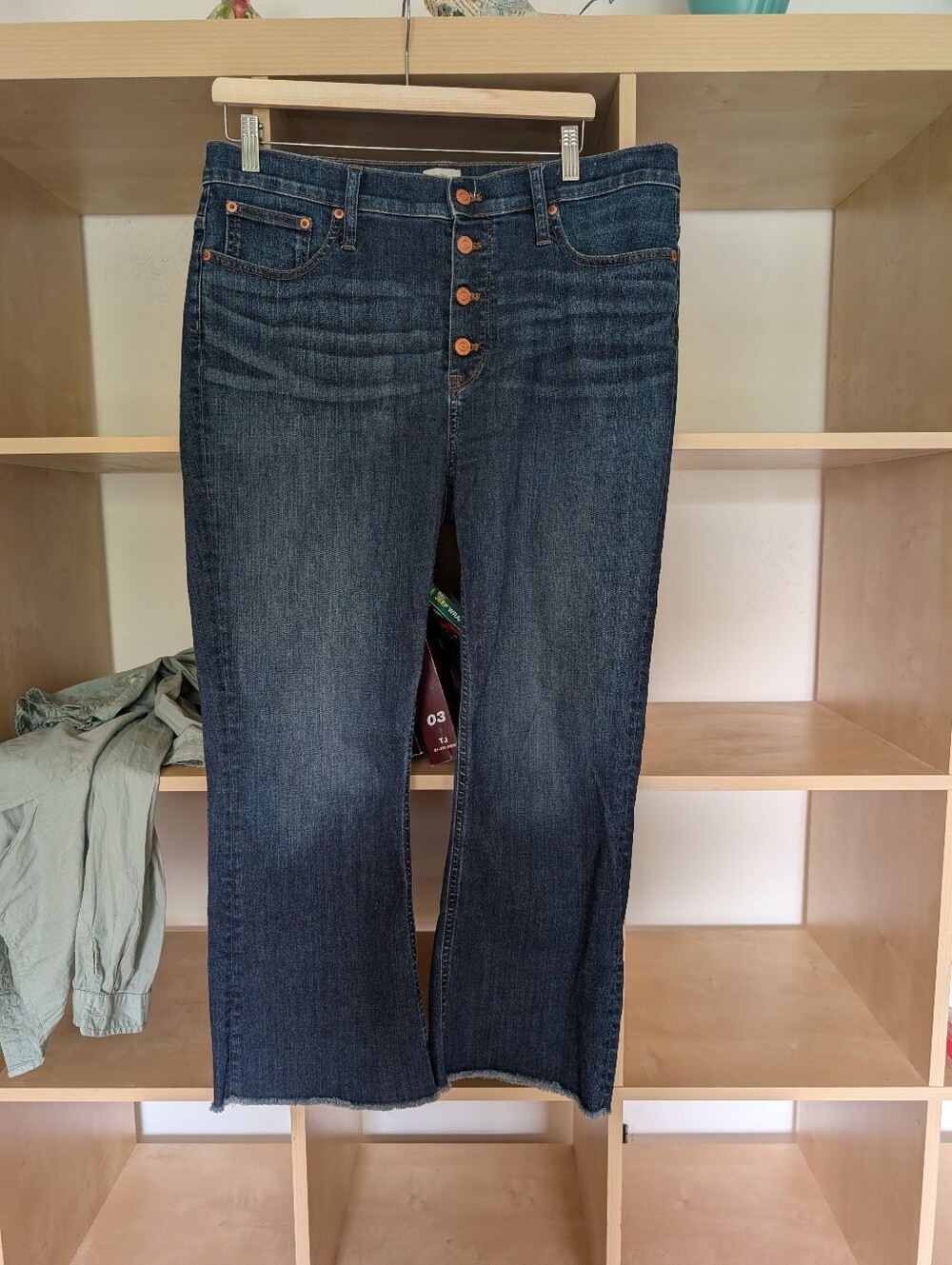 J. Crew Dark Blue Button-Fly Women’s Jeans